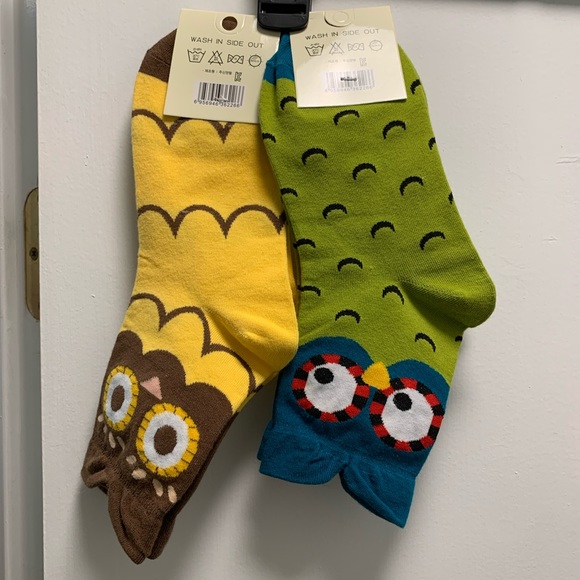 NWT Coco & Hana Owl Socks - 4 pairs - Picture 4 of 6